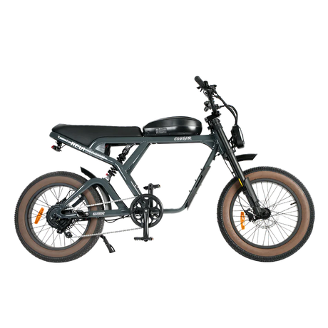 Revi Bikes Cougar Electric Bicycle 34–38 mph 48V Battery High-Torque Motor