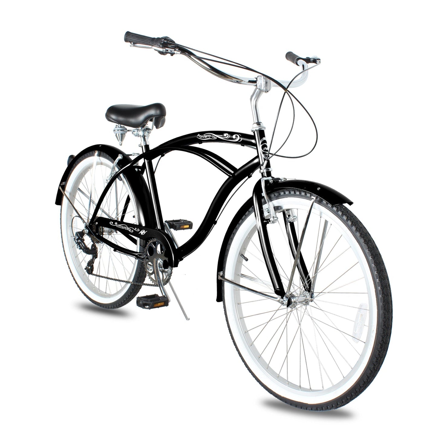 Micargi Pantera 26 Inch Men's Cruiser Bike 1 Speed/ 7 Speed