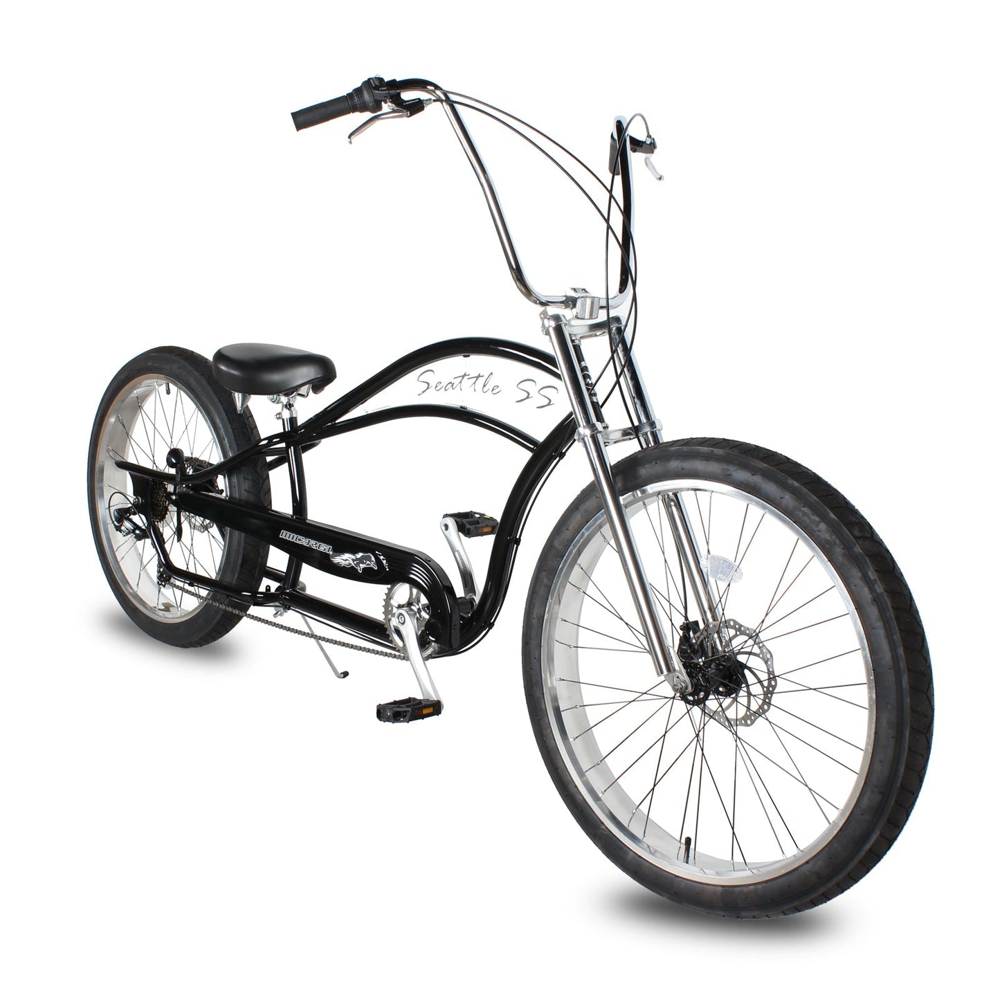 Micargi 26 Seattle Beach Chopper Cruiser Bike