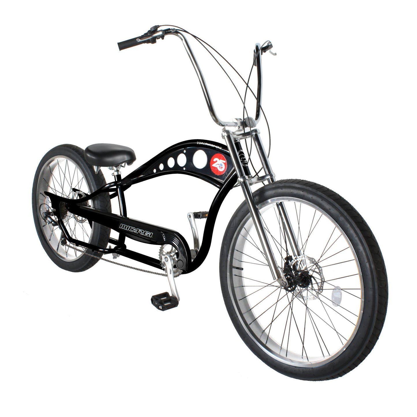 Micargi 26" Vancouver Chopper Cruiser Bike