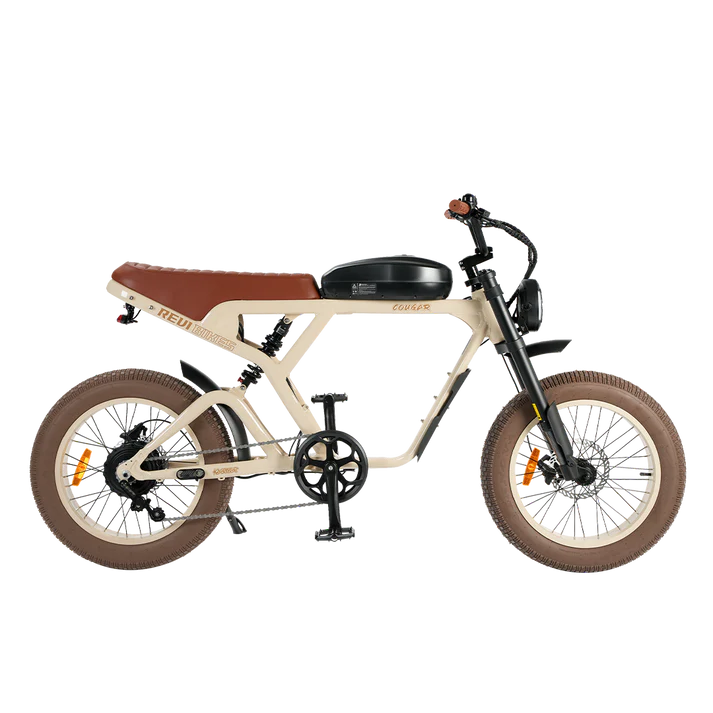 Revi Bikes Cougar Electric Bicycle 34–38 mph 48V Battery High-Torque Motor
