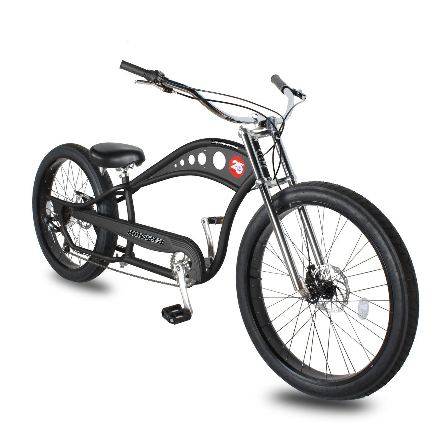 Micargi 26" Vancouver Chopper Cruiser Bike