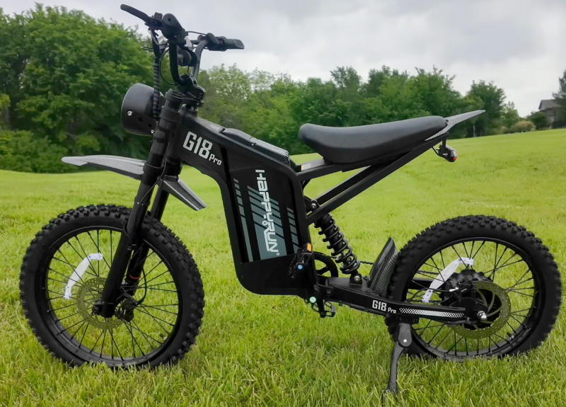 HappyRun G18 Pro Electric Dirt Bike – 4500W, 38 MPH, 60V 35Ah Battery, 75-Mile Range