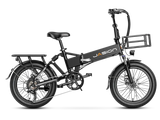 Jasion EB7 2.0 Road Trip Folding Electric Bike 850W Motor 28 mph 48V 10Ah Battery