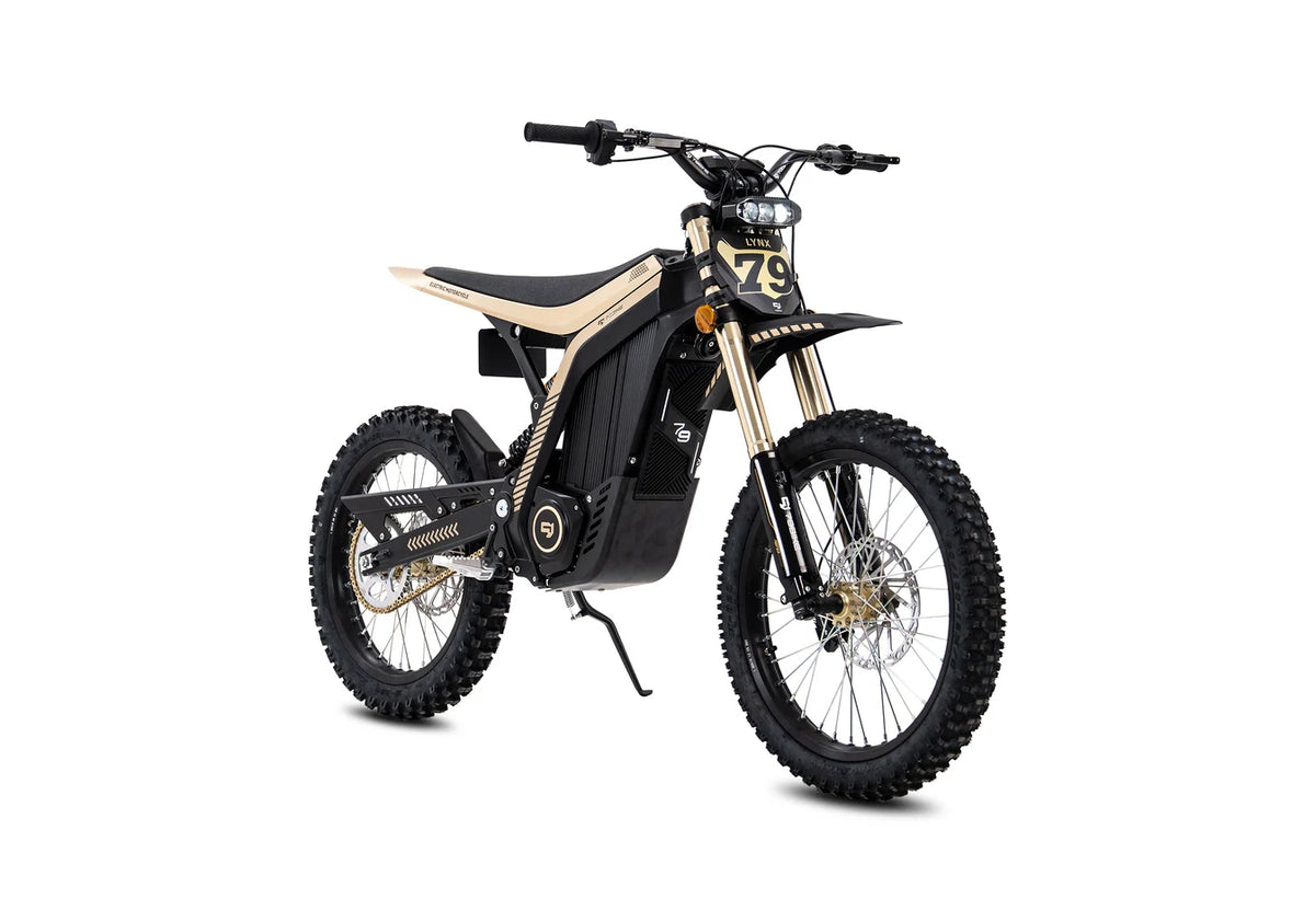 79BIKE Lynx Electric Dirt Bike – 12KW, 56 MPH, 72V 40Ah Battery, 120KM Range
