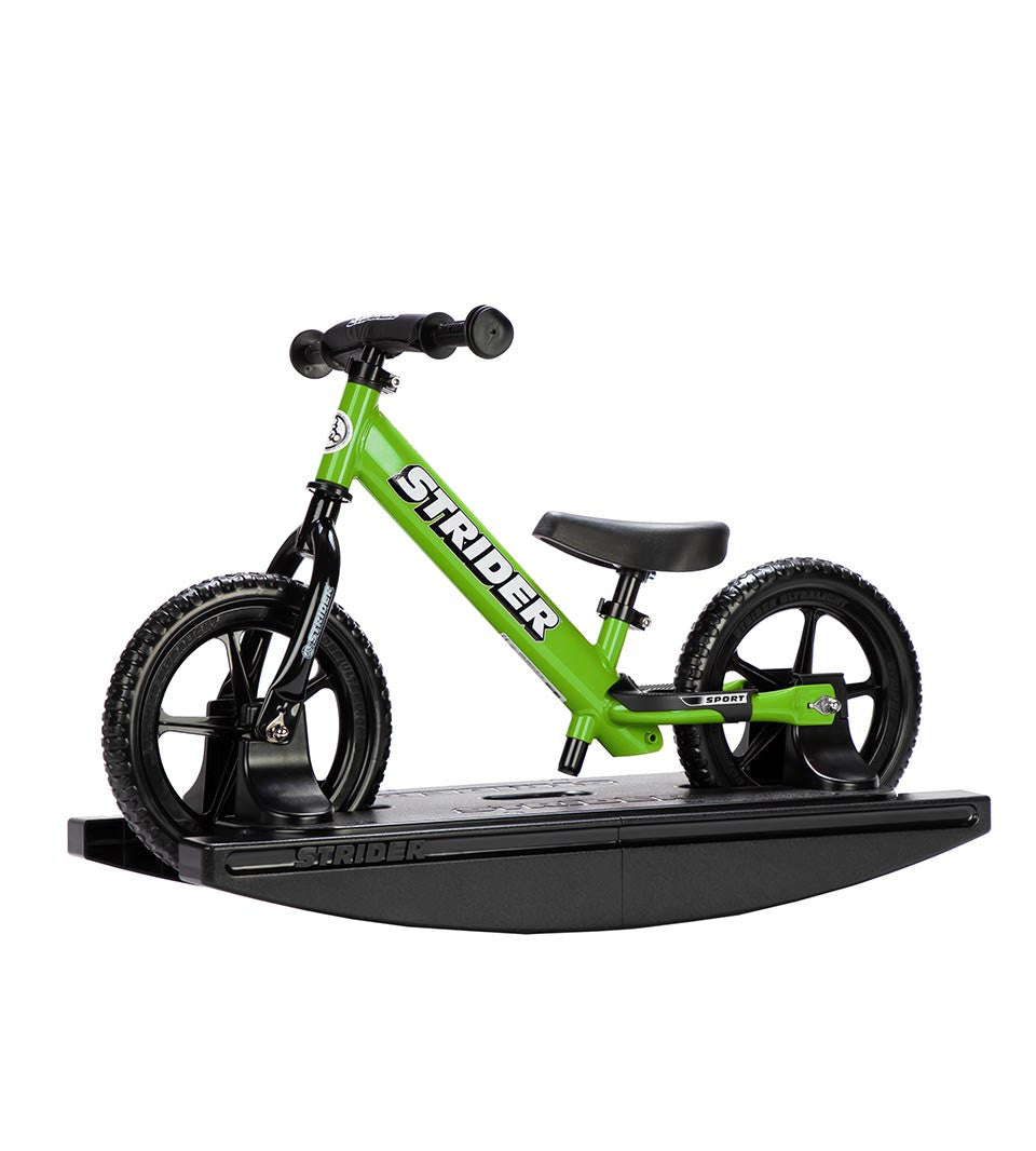 Strider Sport 2-in-1 Rocking Bike – Balance Training Rocking Base + Strider 12 Sport Bike