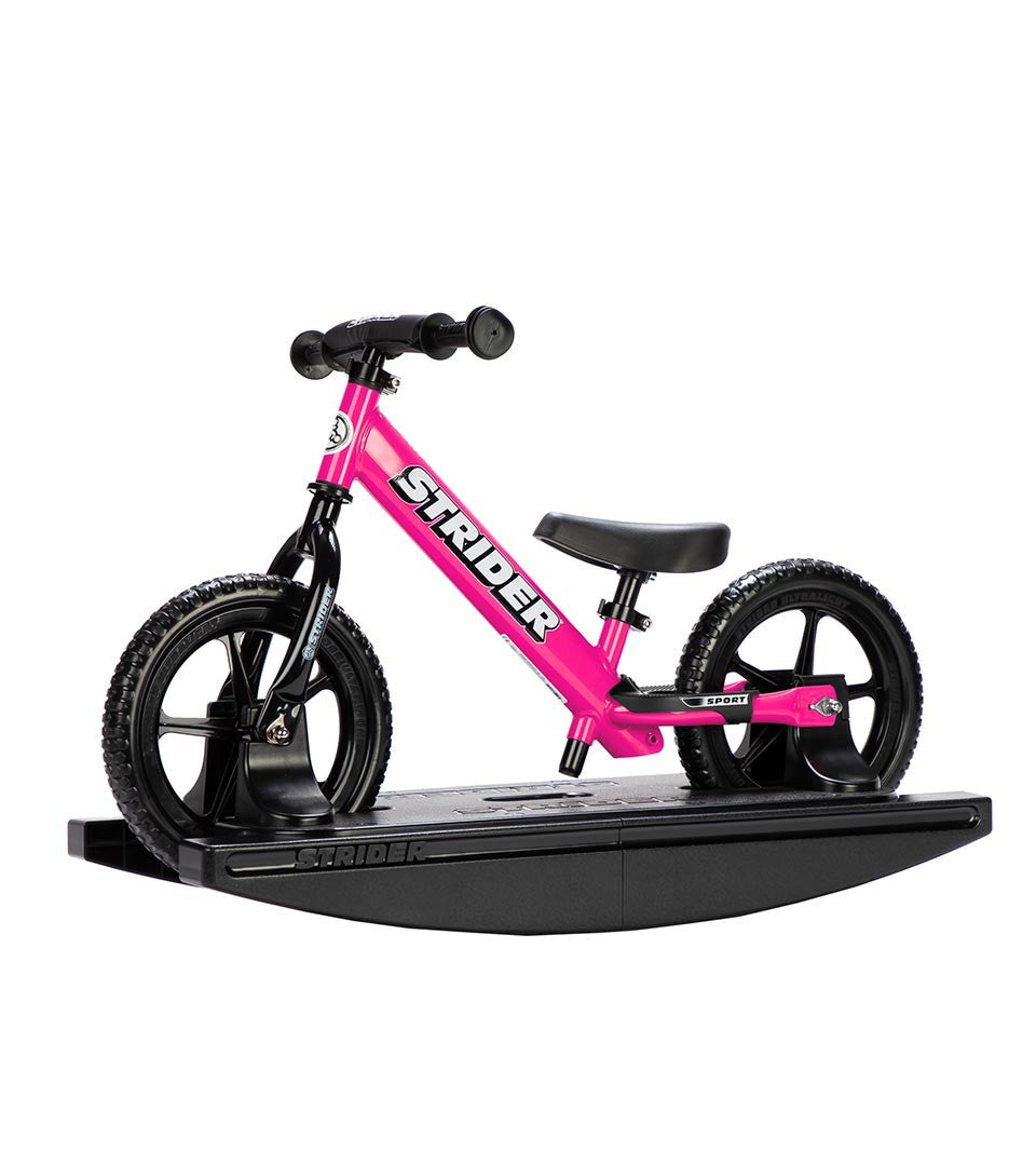 Strider Sport 2-in-1 Rocking Bike – Balance Training Rocking Base + Strider 12 Sport Bike