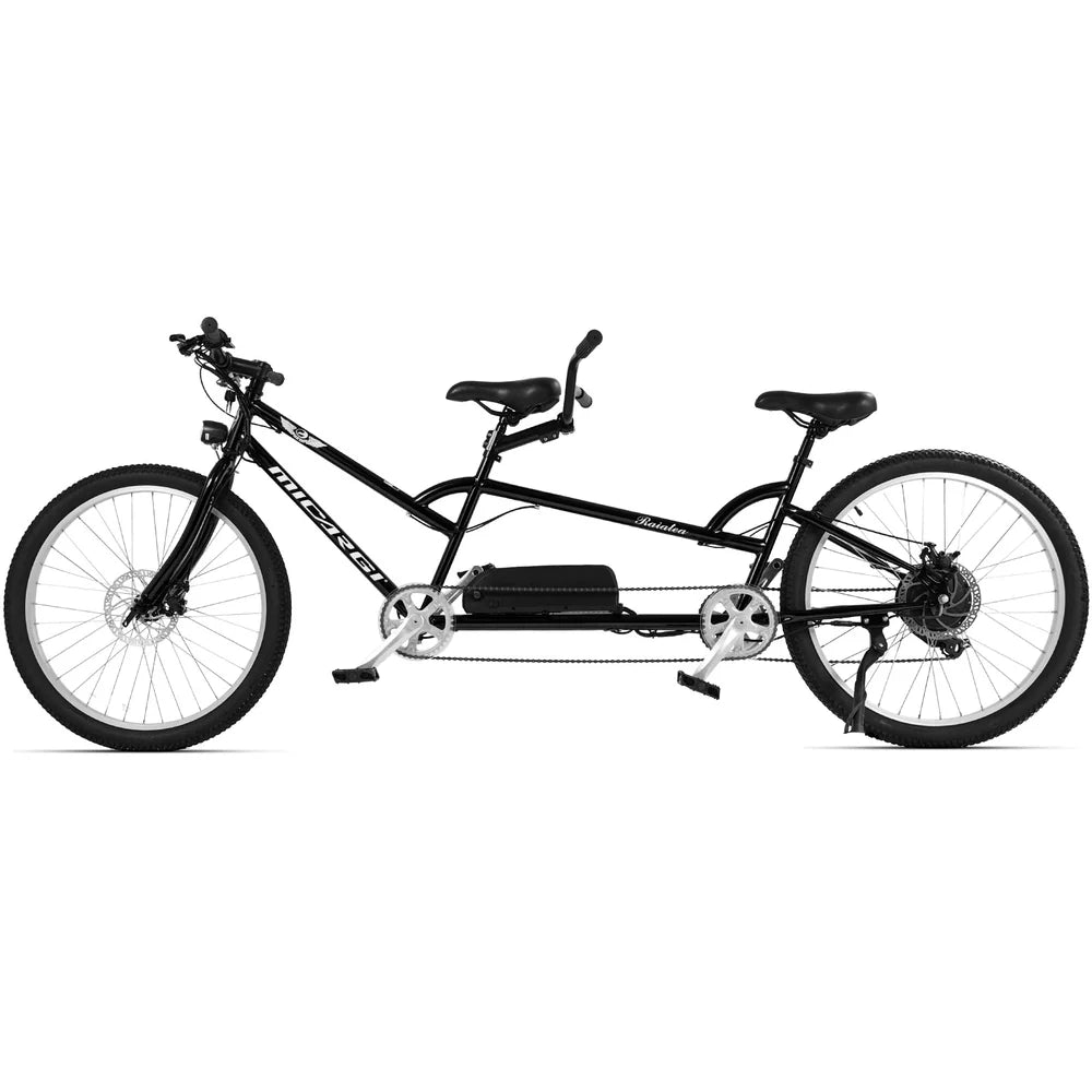 Tracer Raiatea 500W Tandem Electric Bicycle, Up to 25 MPH Top Speed, 48V 17.5Ah Battery, 30–50 Mile Range, 26” Tires, 7-Speed