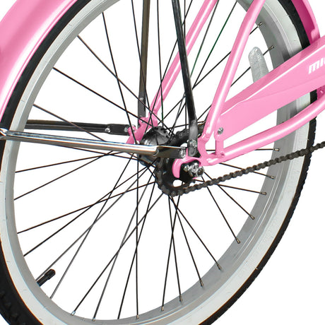 Micargi Tahiti Single Speed 26 Inch Women's Beach Cruiser Bike