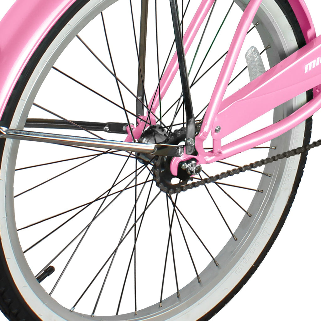 Micargi Tahiti Single Speed 26 Inch Women's Beach Cruiser Bike