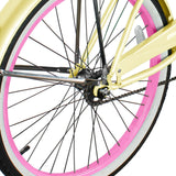 Micargi Tahiti Single Speed 26 Inch Women's Beach Cruiser Bike
