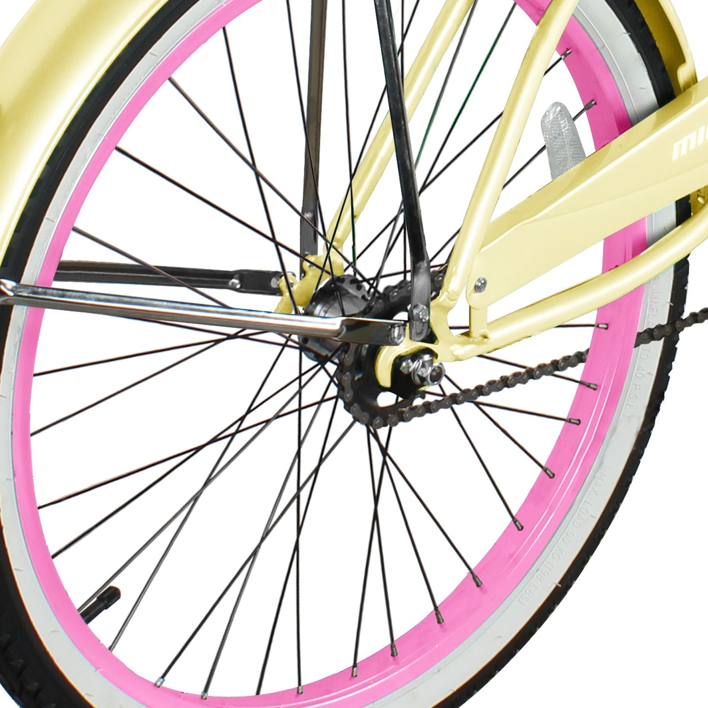 Micargi Tahiti Single Speed 26 Inch Women's Beach Cruiser Bike