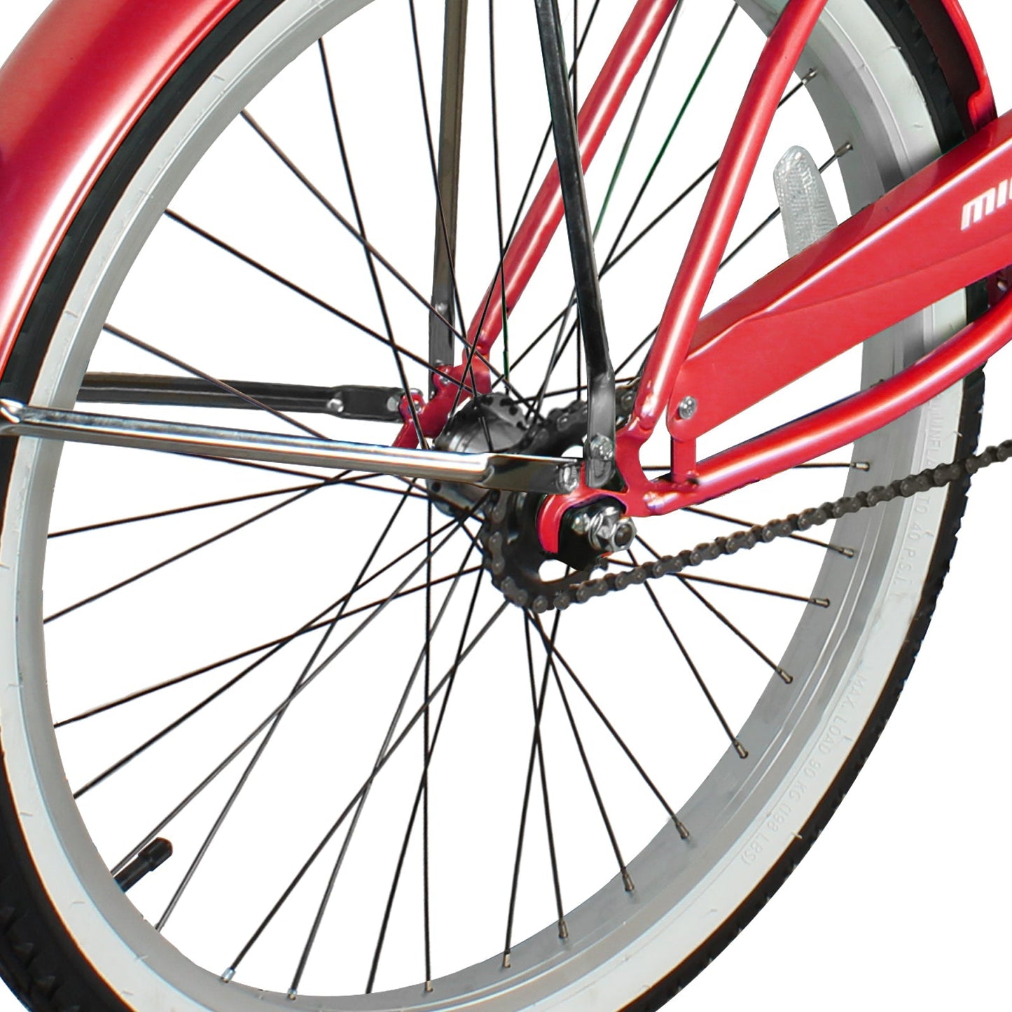 Micargi Tahiti Single Speed 26 Inch Women's Beach Cruiser Bike