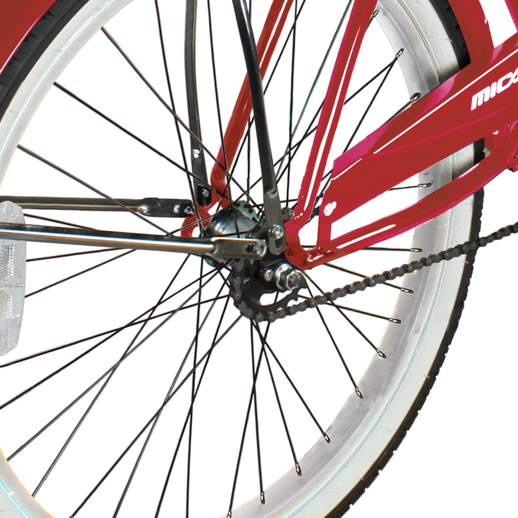 Micargi Tahiti Single Speed 26 Inch Men's Beach Cruiser Bike