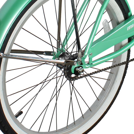 Micargi Tahiti Single Speed 26 Inch Women's Beach Cruiser Bike