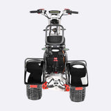 LinksEride CP7 Electric Trike Scooter – 4000W Dual Motor, 28 MPH, 60V 40Ah Battery, 43-Mile Range