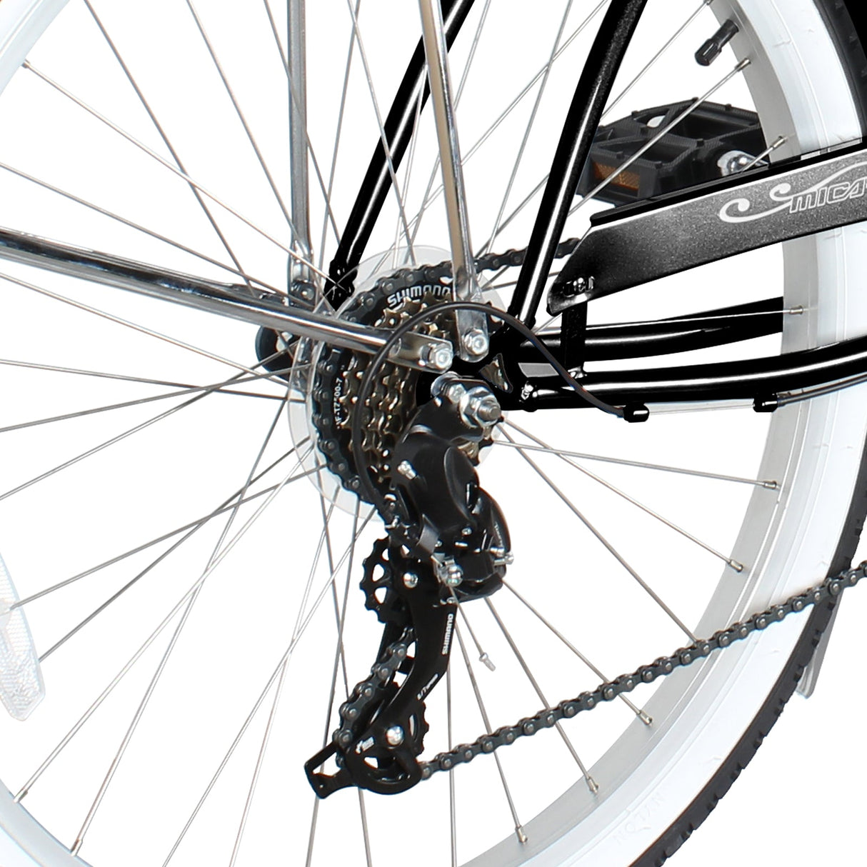 Micargi Pantera 26 Inch Men's Cruiser Bike 1 Speed/ 7 Speed