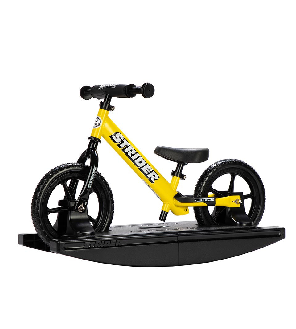 Strider Sport 2-in-1 Rocking Bike – Balance Training Rocking Base + Strider 12 Sport Bike