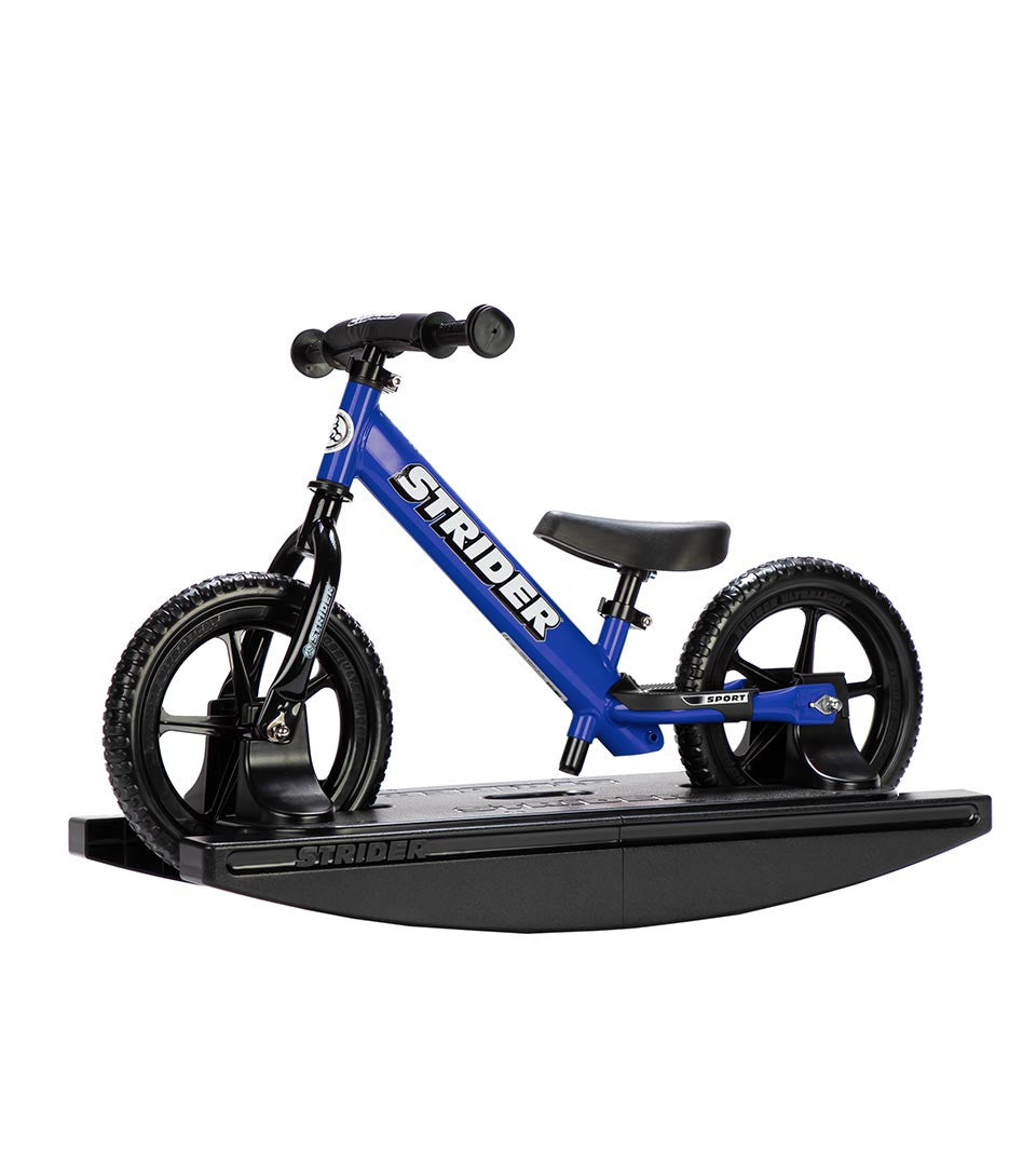 Strider Sport 2-in-1 Rocking Bike – Balance Training Rocking Base + Strider 12 Sport Bike
