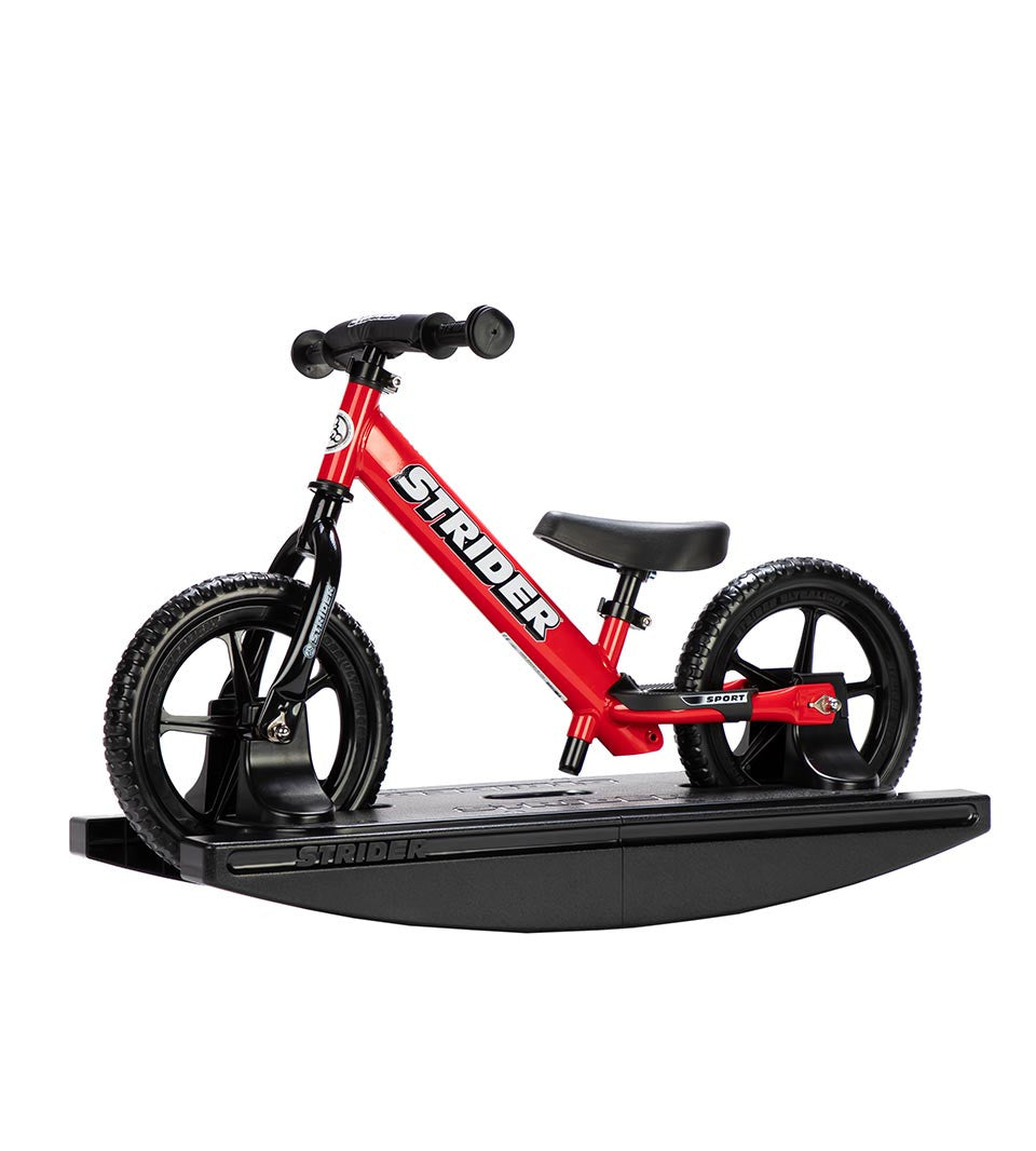 Strider Sport 2-in-1 Rocking Bike – Balance Training Rocking Base + Strider 12 Sport Bike