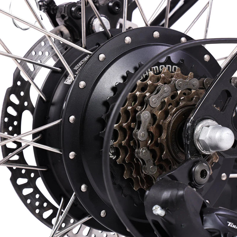 Tracer Aloha 500W Tandem Electric Bike, Up to 25 MPH Top Speed, 48V 17.5Ah Battery, 30–50 Mile Range, 26” Tires, 7-Speed