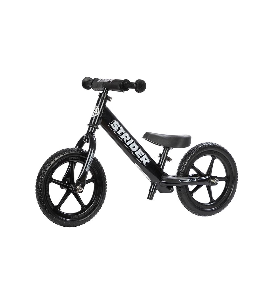 Strider 12 Pro Kids Balance Bike – 12-Inch Flat-Free Tires, Aluminum Frame, Ages 1–4
