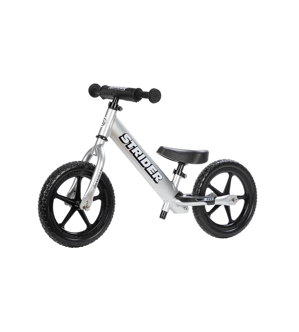 Strider 12 Pro Kids Balance Bike – 12-Inch Flat-Free Tires, Aluminum Frame, Ages 1–4