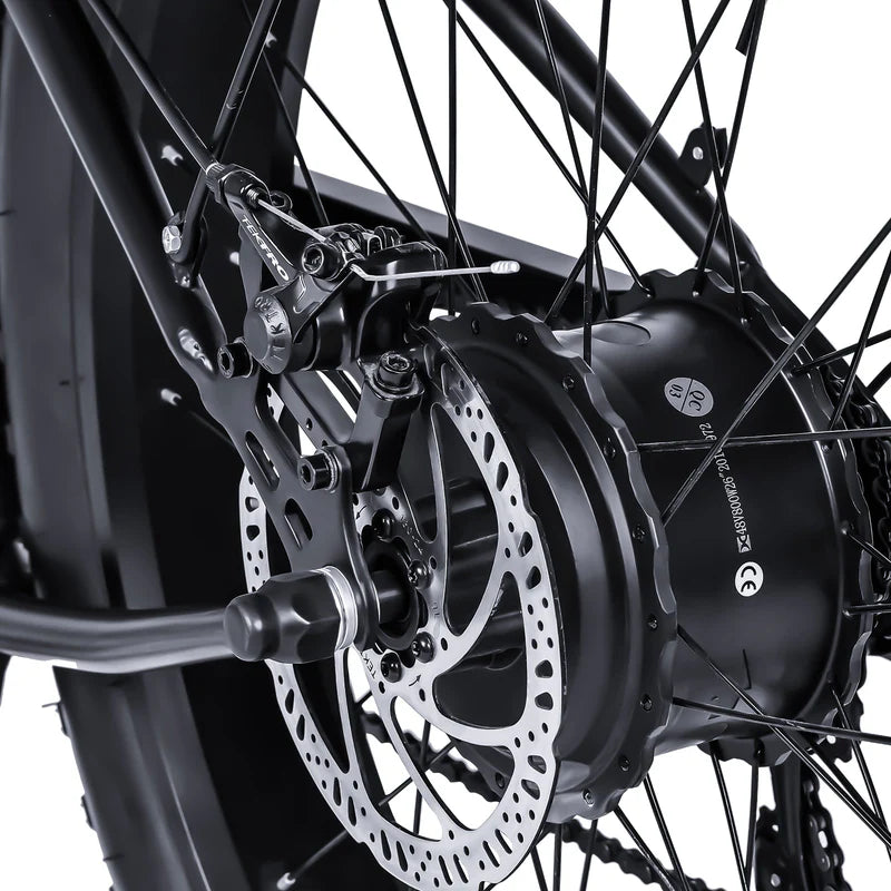 Tracer Loiter 26" 800W Cruiser E-Bike, 48V 17.5Ah Battery, 40–50 Mile Range, 26×4.0 Fat Tires, Shimano 7-Speed, Up to 25 MPH