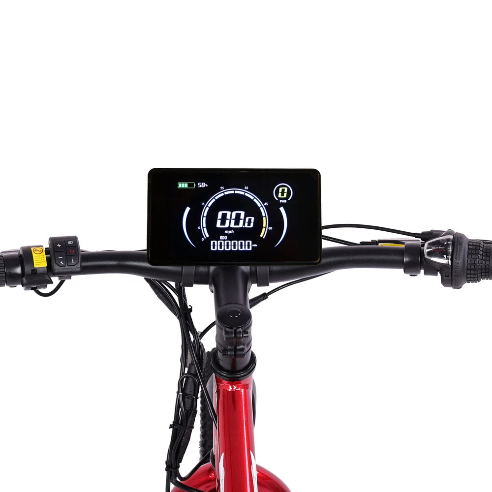 Tracer Raiatea 500W Tandem Electric Bicycle, Up to 25 MPH Top Speed, 48V 17.5Ah Battery, 30–50 Mile Range, 26” Tires, 7-Speed