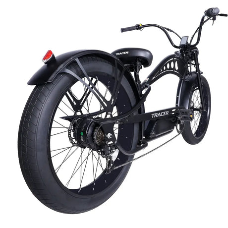 Tracer Chico GT7 750W Stretch Cruiser E-Bike, 48V 20Ah Battery, 50 Mile Range, 26” Fat Tires, Shimano 7-Speed