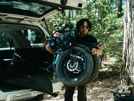 Jasion Hunter Pro Folding Electric Bike 1000W Motor 28 mph 48V 15Ah Battery