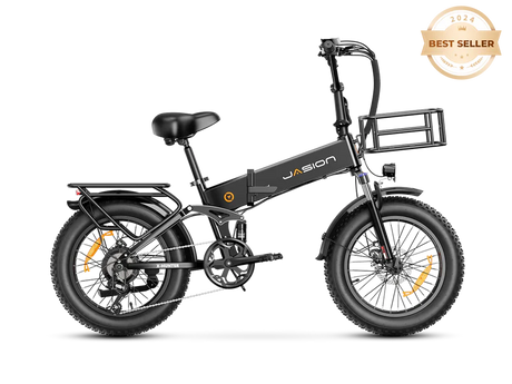 Jasion X-Hunter Folding Electric Bike 1400W Peak Motor 28 mph 48V 13Ah Battery