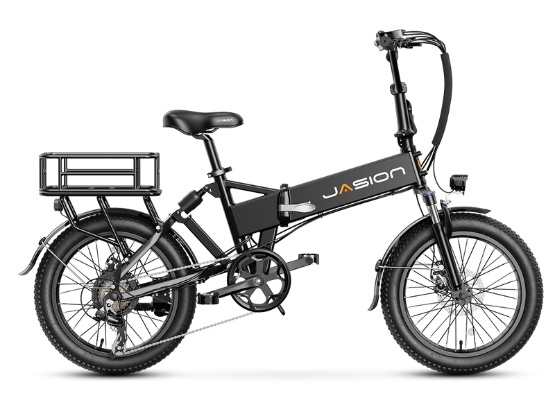 Jasion EB7 2.0 Folding Electric Bike 850W Motor 28 mph 48V 10Ah Battery