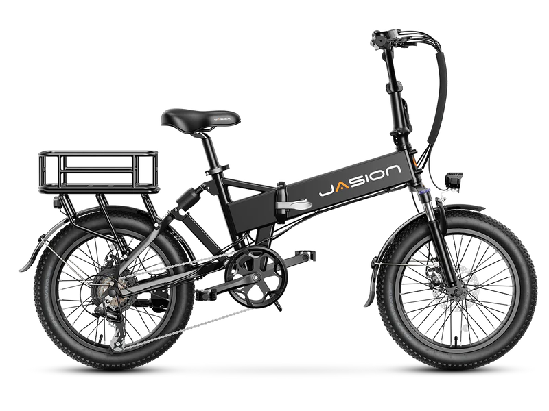 Jasion EB7 2.0 Road Trip Folding Electric Bike 850W Motor 28 mph 48V 10Ah Battery
