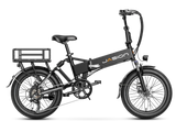 Jasion EB7 2.0 Road Trip Folding Electric Bike 850W Motor 28 mph 48V 10Ah Battery