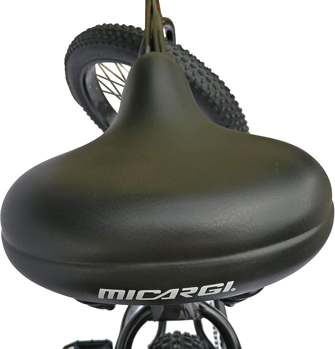 Micargi Slugo A Male 26" Beach Cruiser Bike with Fat Tires, 1-Speed, Disc Brakes