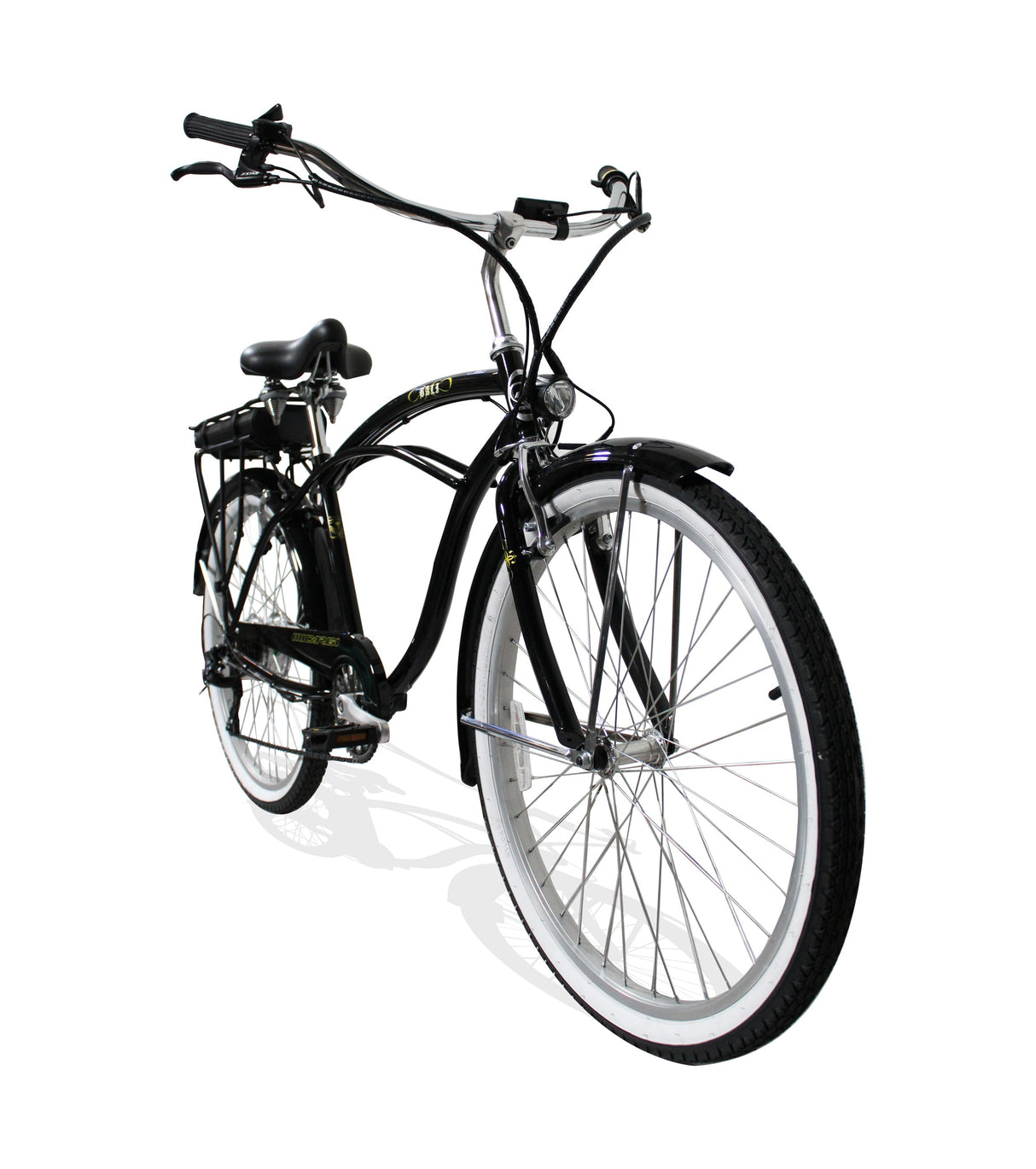 Micargi Bali 350W 26" Electric Beach Cruiser 15.5MPH Top Speed 48V 10.5Ah 7-Speed Pedal Assist