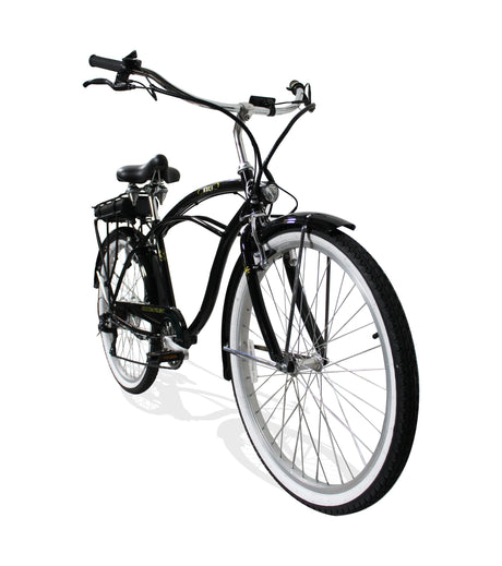 Micargi Bali 350W 26" Electric Beach Cruiser 15.5MPH Top Speed 48V 10.5Ah 7-Speed Pedal Assist