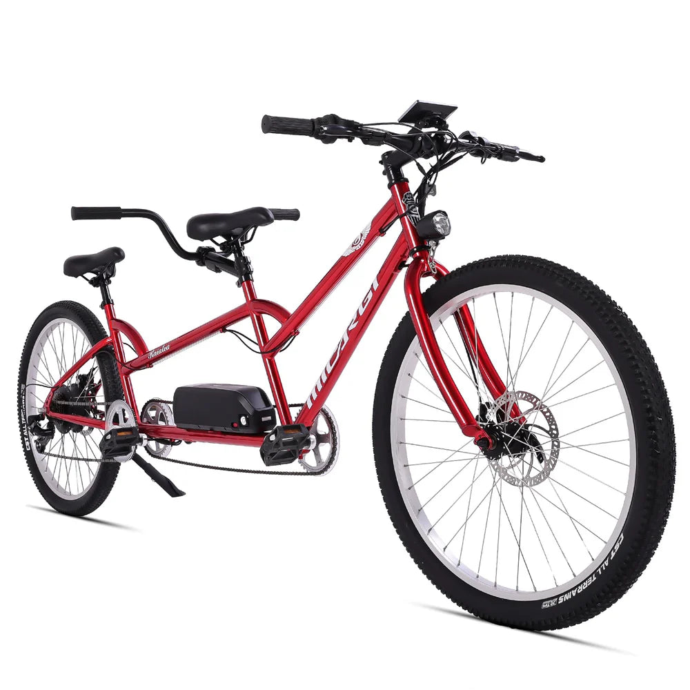 Tracer Raiatea 500W Tandem Electric Bicycle, Up to 25 MPH Top Speed, 48V 17.5Ah Battery, 30–50 Mile Range, 26” Tires, 7-Speed