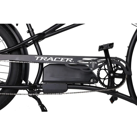 Tracer Legend GT7 1000W Stretch Cruiser Chopper E-Bike, 48V 20Ah Battery, 55–65 Mile Range, 26” Fat Tires, Shimano 7-Speed