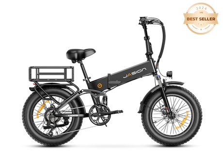 Jasion X-Hunter Folding Electric Bike 1400W Peak Motor 28 mph 48V 13Ah Battery