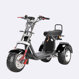 LinksEride CP7 Electric Trike Scooter – 4000W Dual Motor, 28 MPH, 60V 40Ah Battery, 43-Mile Range