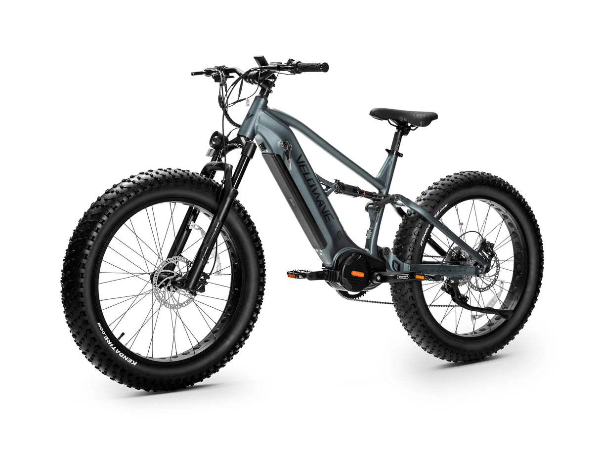 Velowave Brawny XM Up to 37 MPH 1000W 48V 20Ah Full Suspension Electric Mountain Bike