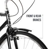 Micargi Roasca 700C 53cm Hybrid City Bikes 7 Speed