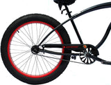 Micargi Slugo A Male 26" Beach Cruiser Bike with Fat Tires, 1-Speed, Disc Brakes