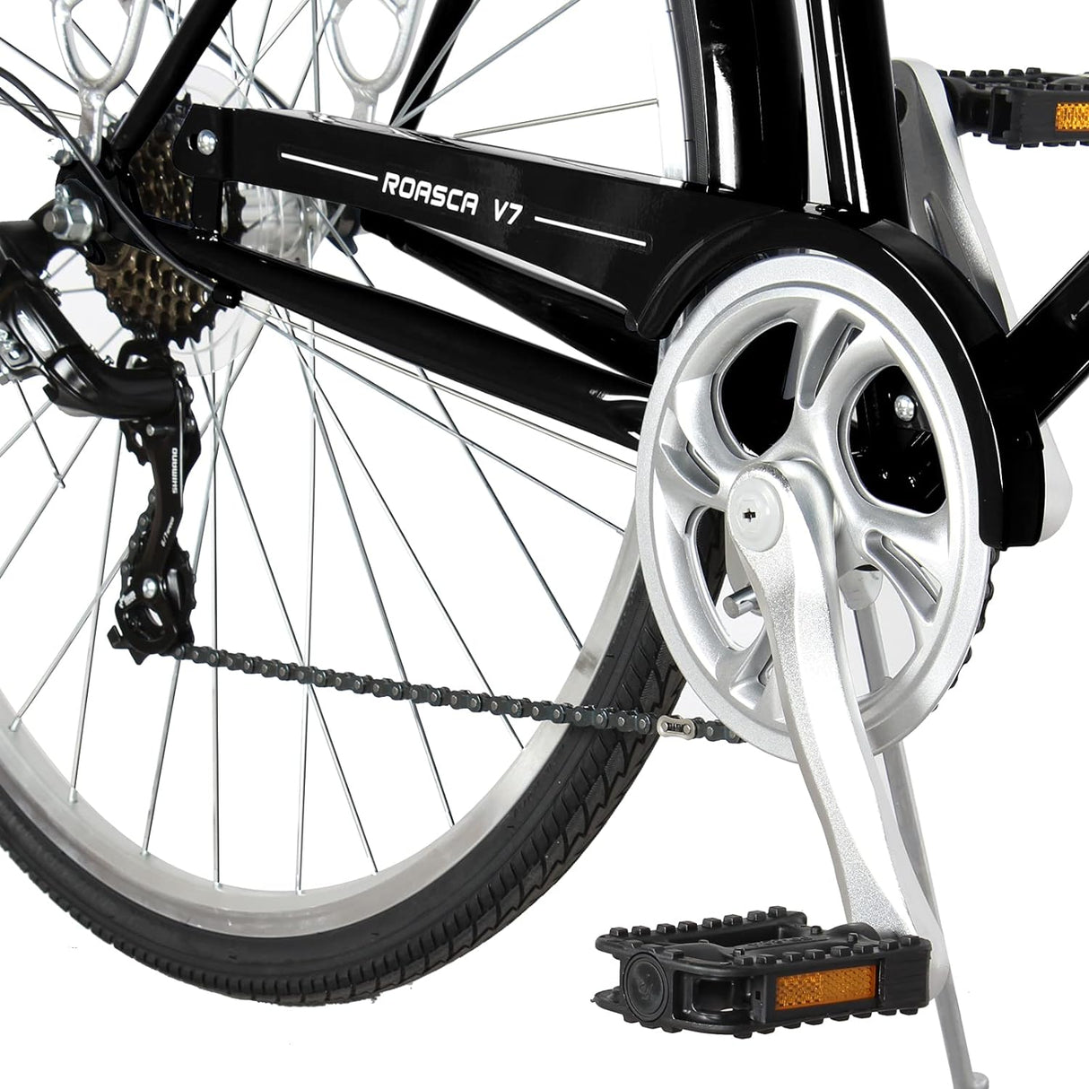 Micargi Roasca 700C 53cm Hybrid City Bikes 7 Speed