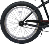 Micargi Slugo A Male 26" Beach Cruiser Bike with Fat Tires, 1-Speed, Disc Brakes