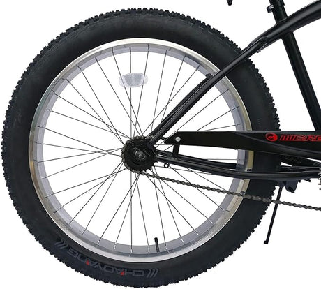 Micargi Slugo A Male 26" Beach Cruiser Bike with Fat Tires, 1-Speed, Disc Brakes