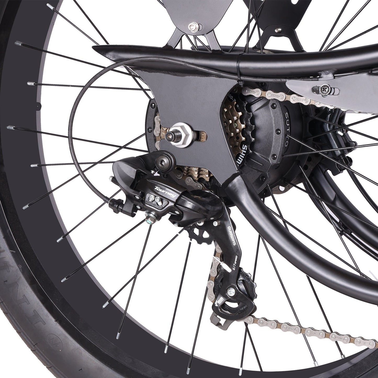 Micargi Cyclone 500W 26" Electric Fat Tire Cruiser 48V 11.6Ah Top Speed 20MPH