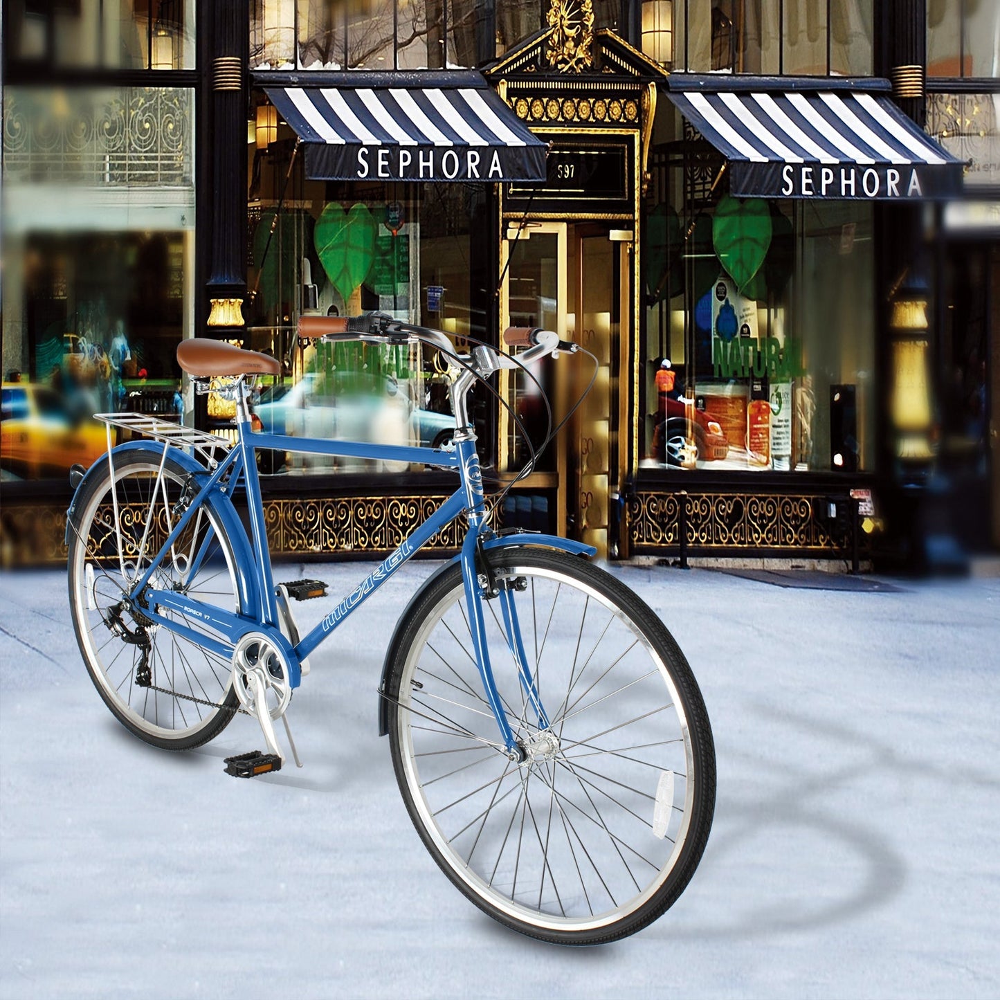 Micargi Roasca 700C 53cm Hybrid City Bikes 7 Speed